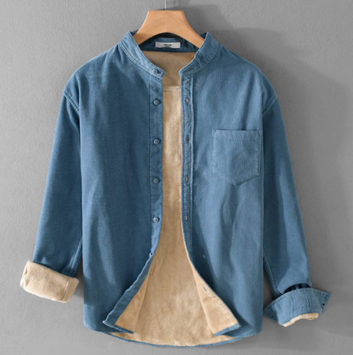 Warm Fleece Textured Shirt