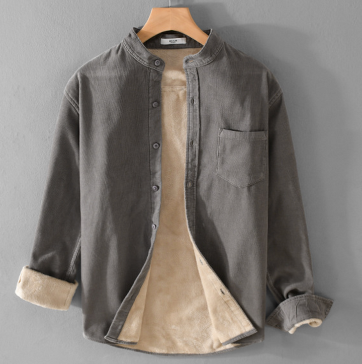 Warm Fleece Textured Shirt