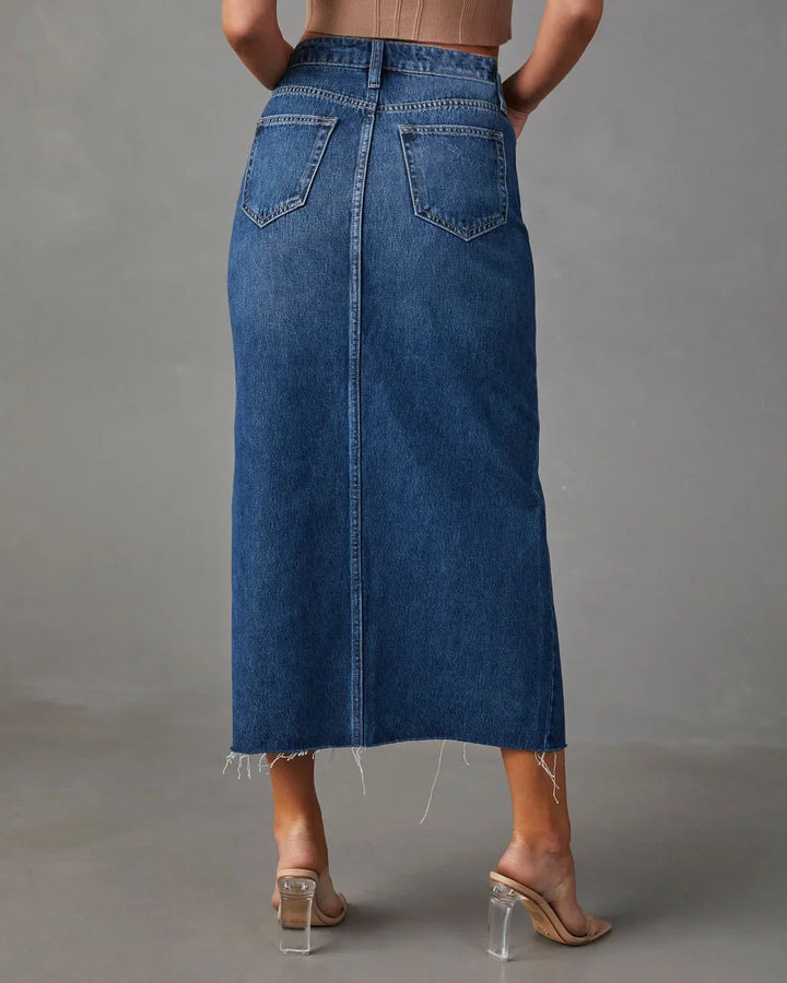 DARIA | CLASSIC HIGH-WAIST STRUCTURED SKIRT