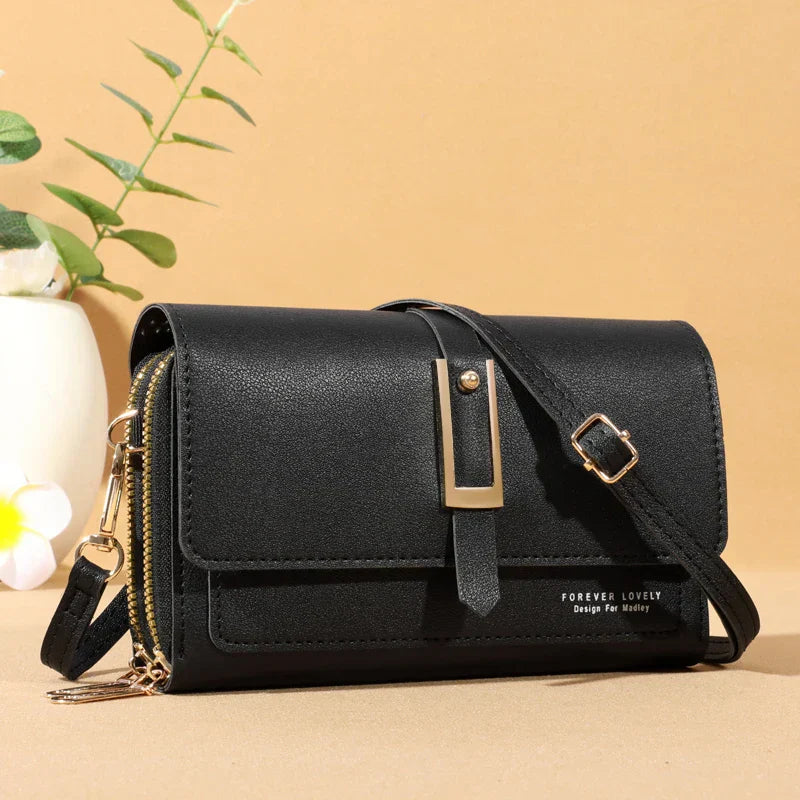 Hong Kong | Elegant crossbody shoulder bag - Stylish mobile phone and card holder