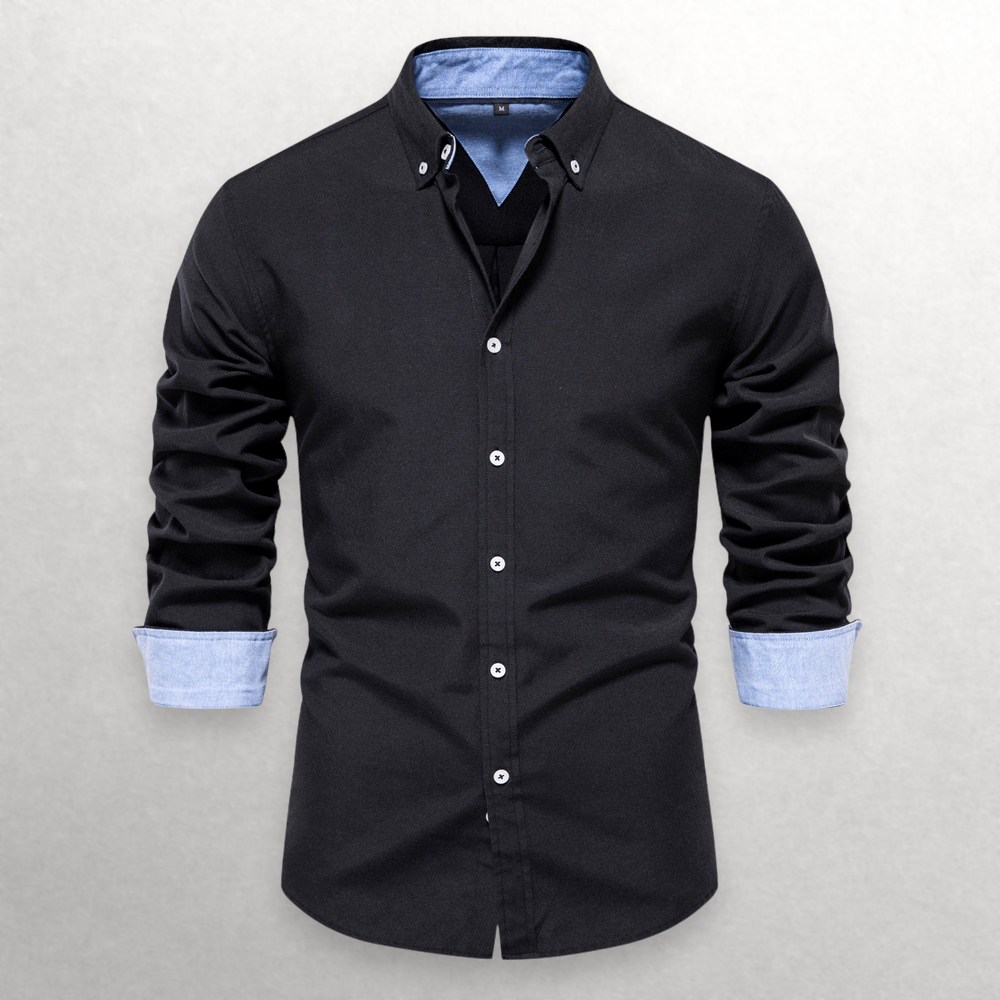 Giulia | Shade Shift Cotton Button-Up Shirt