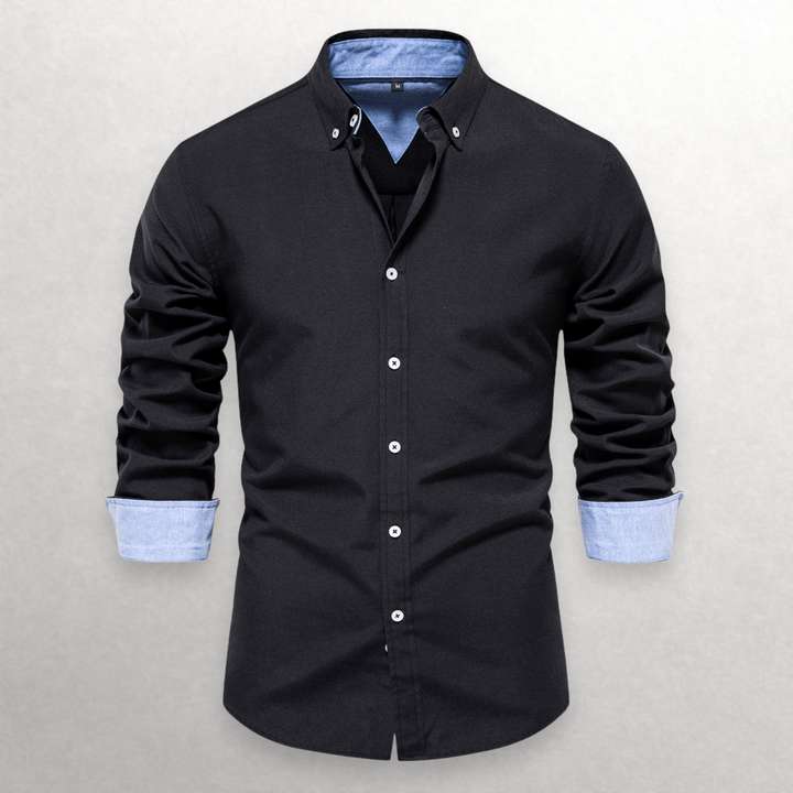 Giulia | Shade Shift Cotton Button-Up Shirt