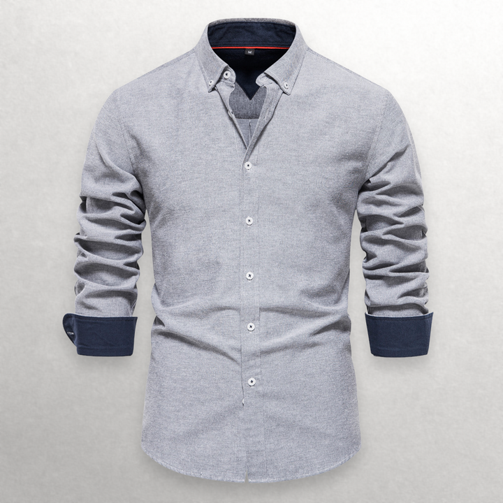 Giulia | Shade Shift Cotton Button-Up Shirt