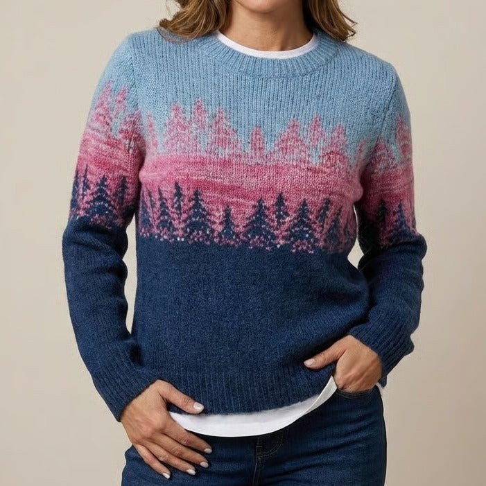 Sophia | Retro Scandinavian knitted sweater