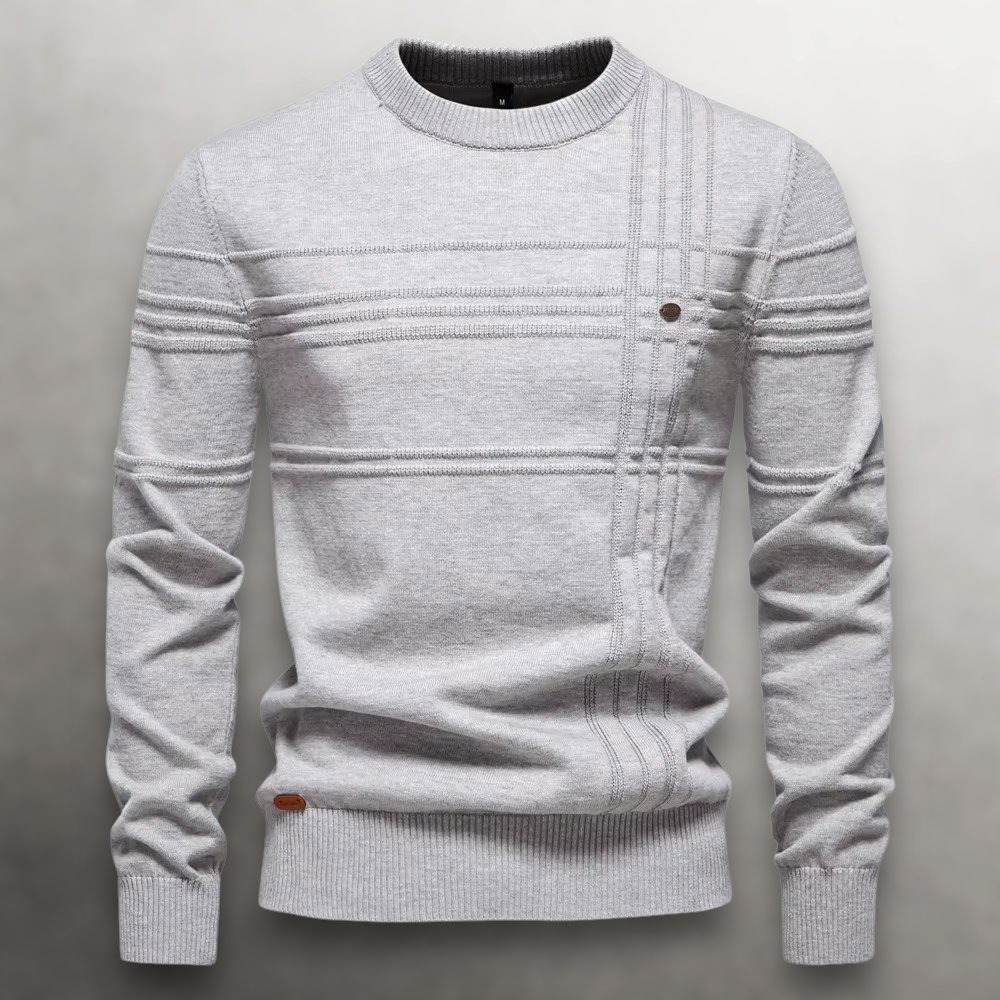 Matteo | Sullivan Grid-Knit Cotton Sweater