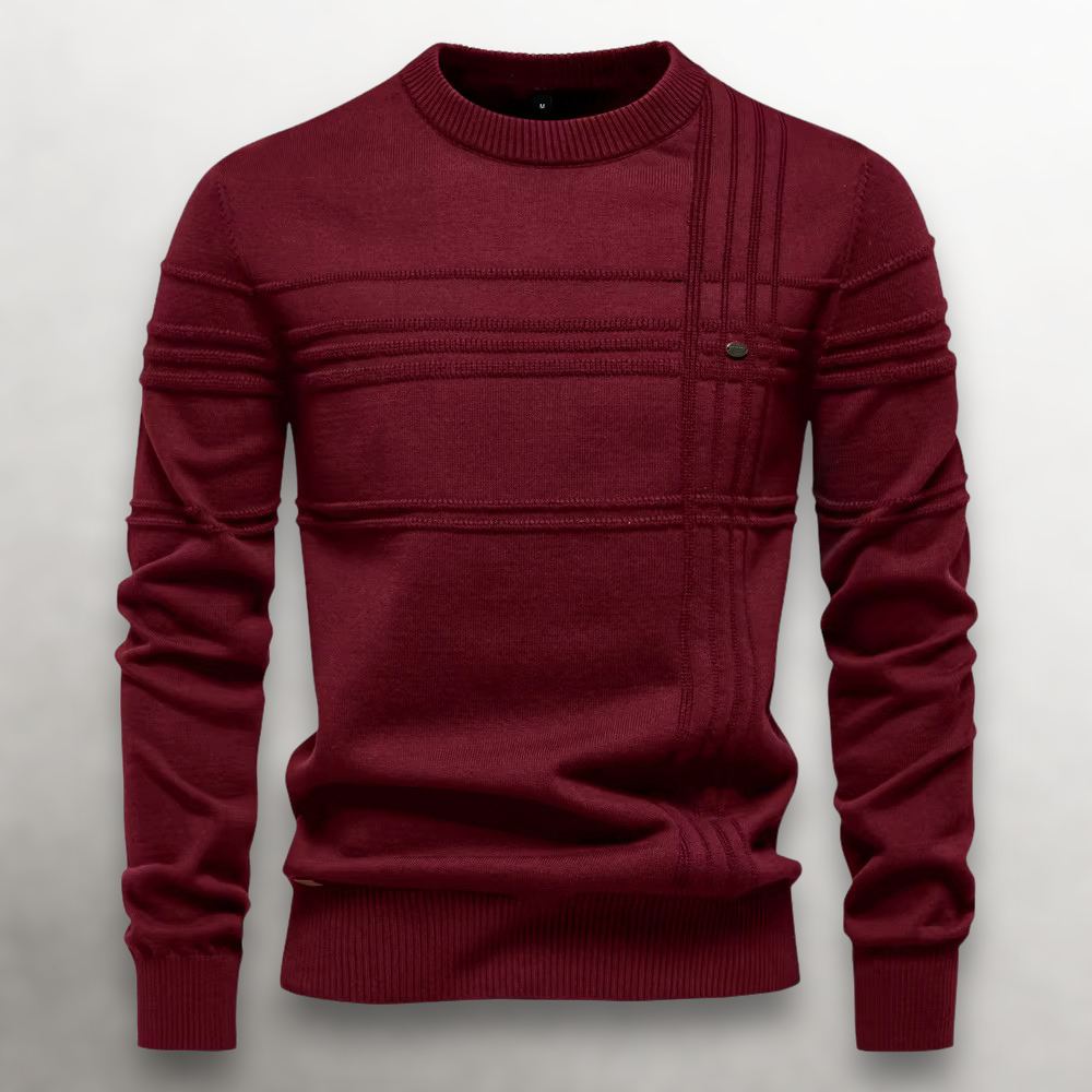 Matteo | Sullivan Grid-Knit Cotton Sweater