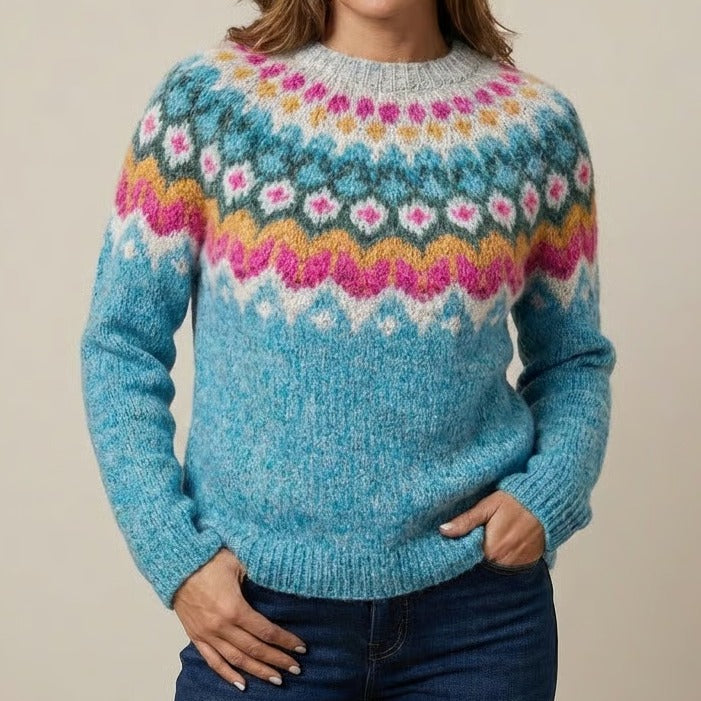 Taylor | Retro Scandinavian knitted sweater