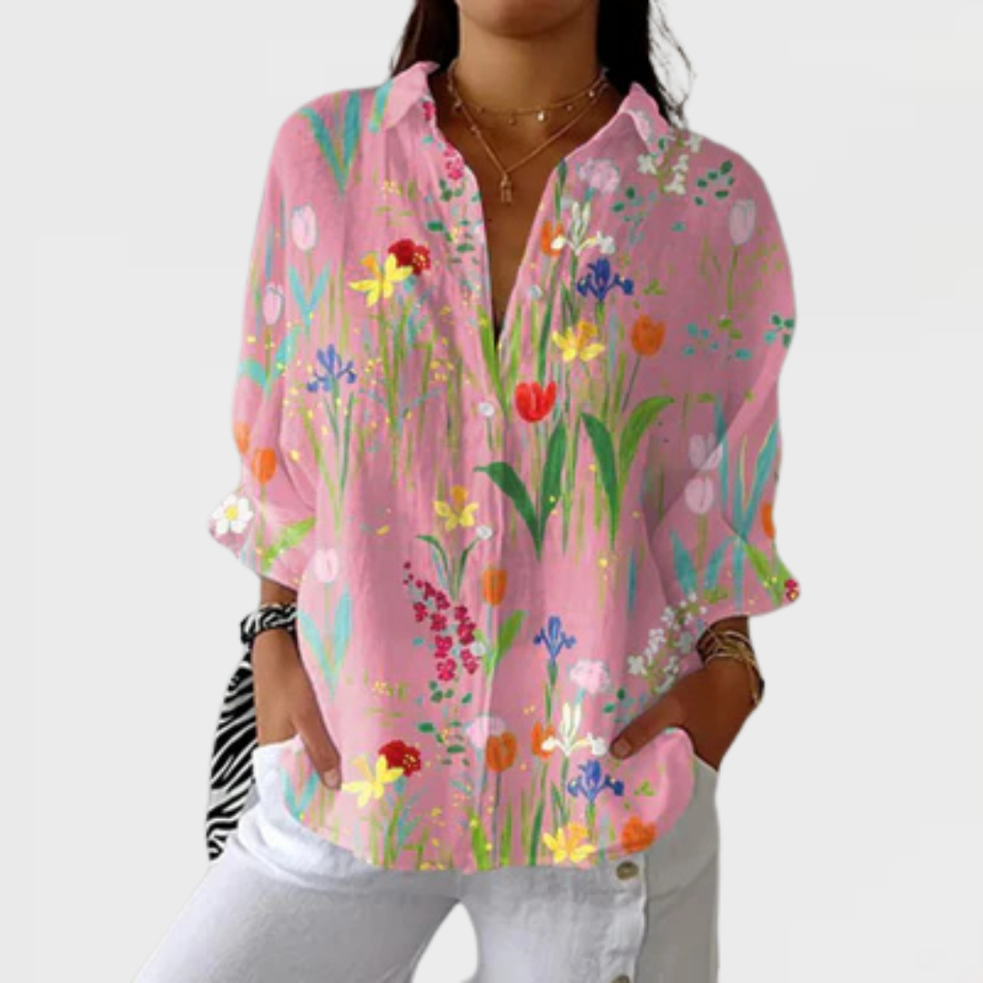 Flora | Spring Garden Floral Blouse