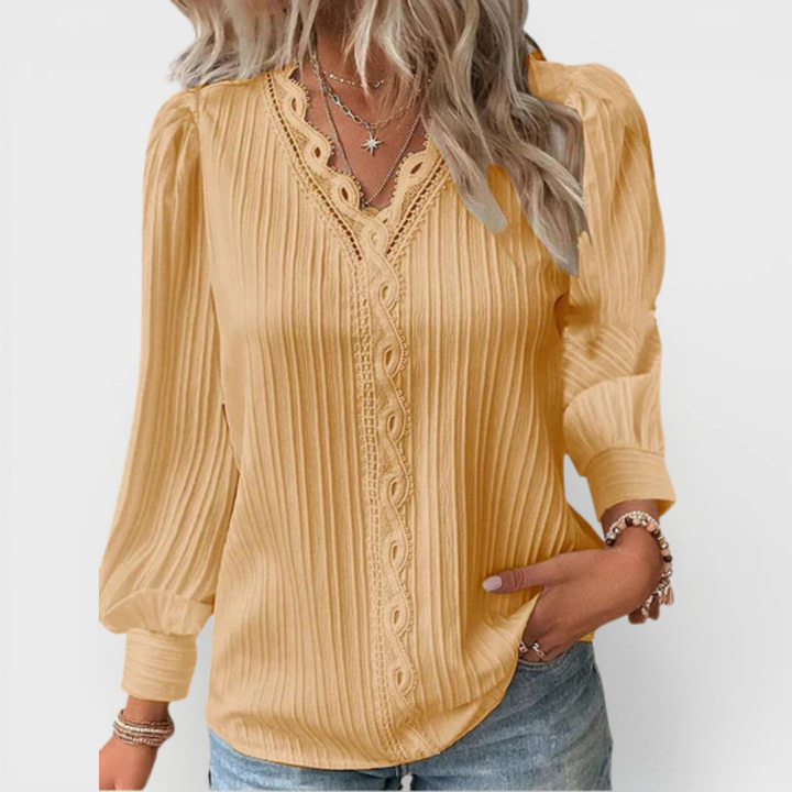 Tessa | Classic Pullover Style Blouse