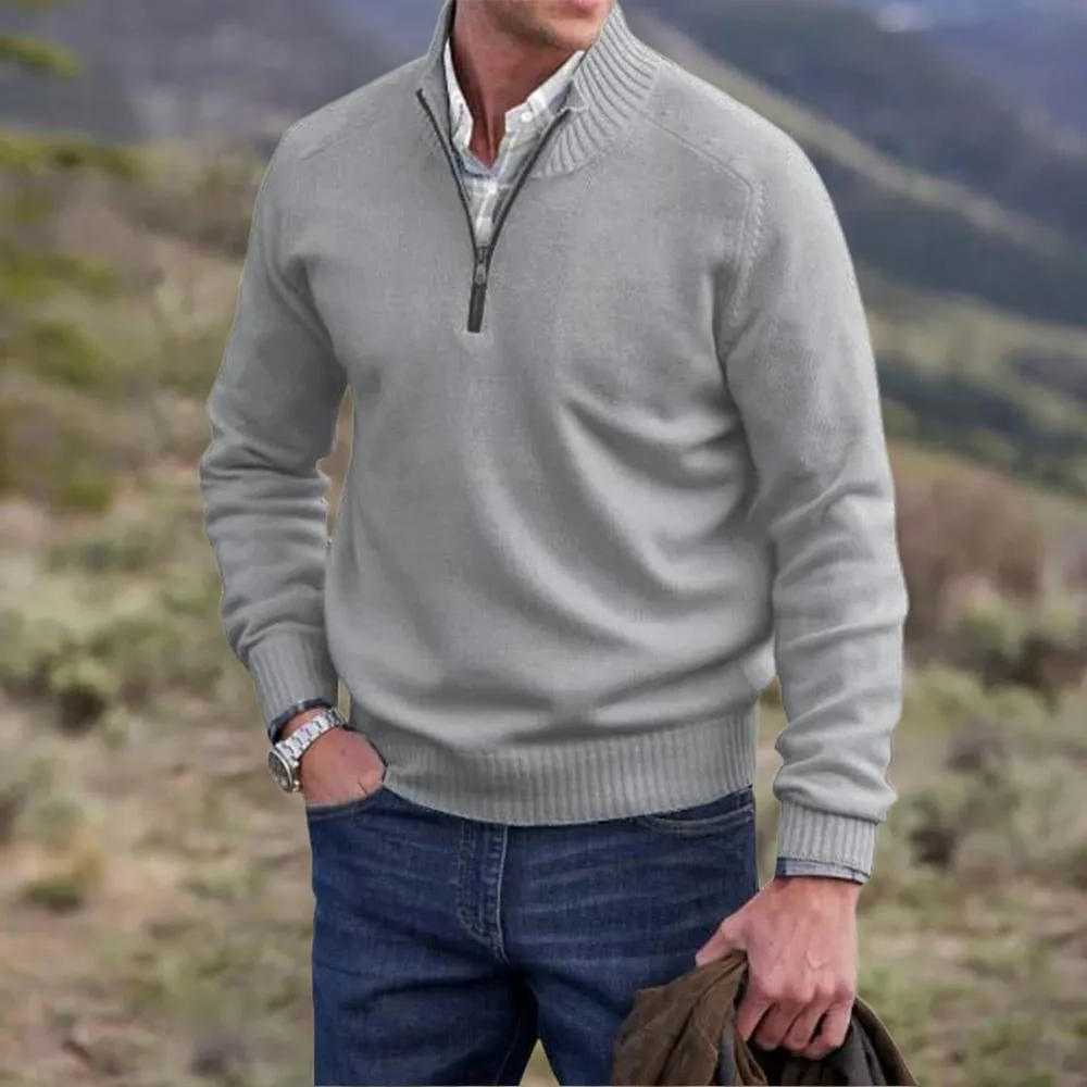 BROOKS | ZIP COLLAR PULLOVER