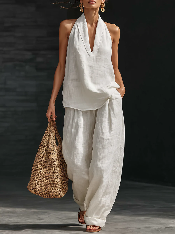 Harper™ | Sleeveless Wide-Leg Two-Piece Set