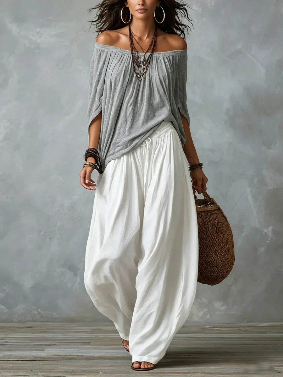 Solene Off-Shoulder Two-Piece Set