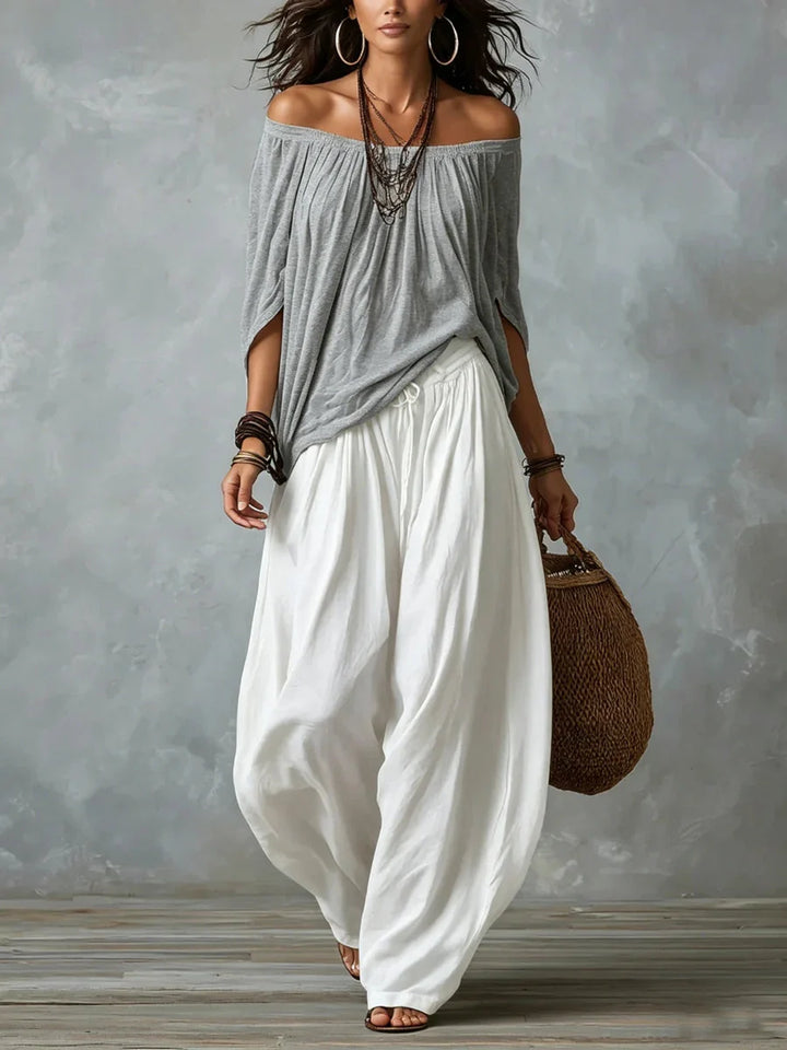 Solene Off-Shoulder Two-Piece Set