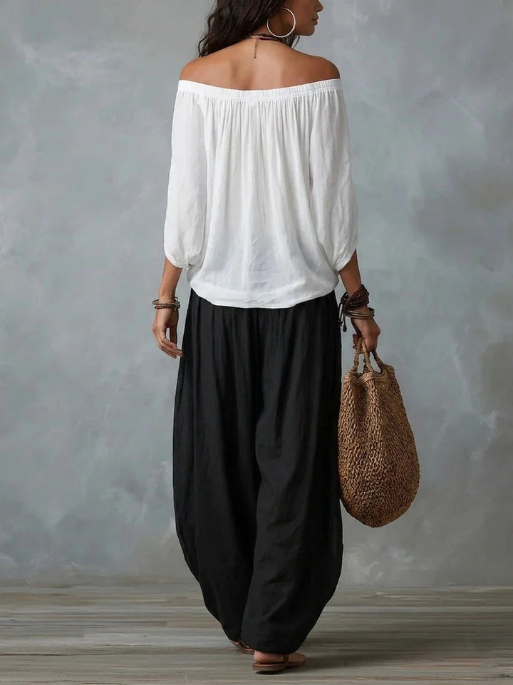 Solene Off-Shoulder Two-Piece Set