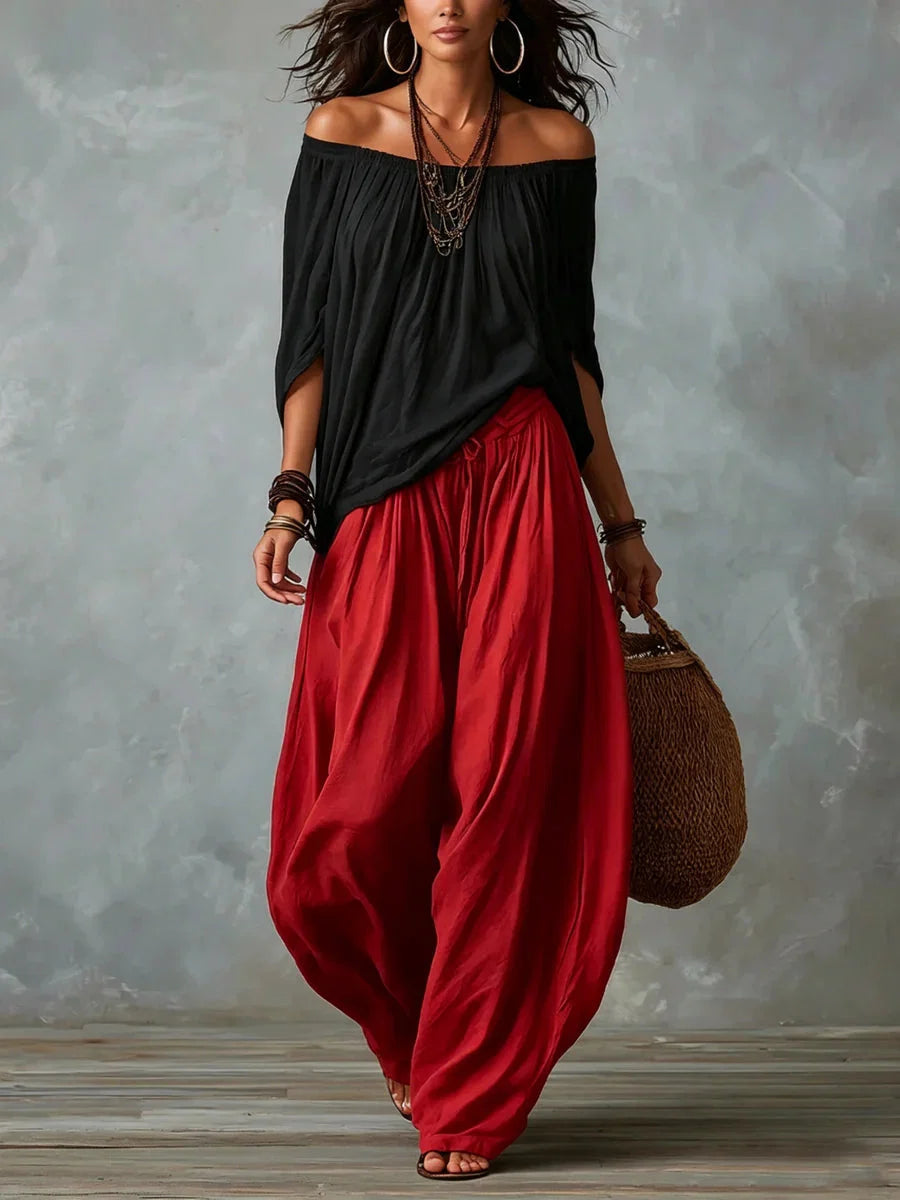 Solene Off-Shoulder Two-Piece Set