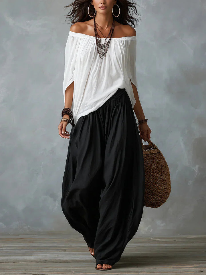 Solene Off-Shoulder Two-Piece Set
