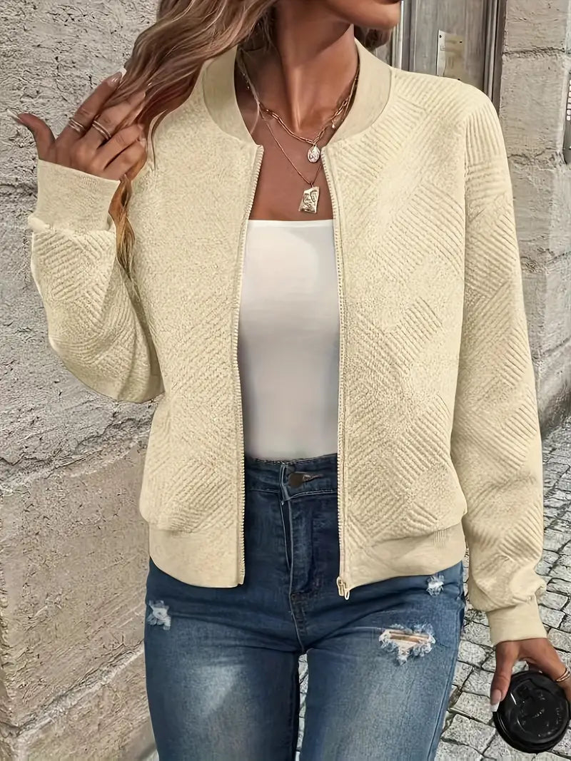 Simple Heat | Stylish Jacket with Zipper