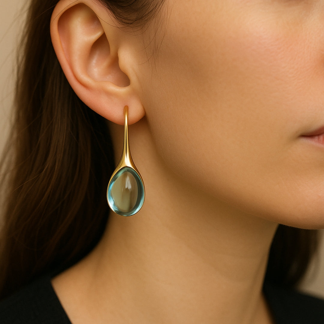 Crystal Teardrop Earrings