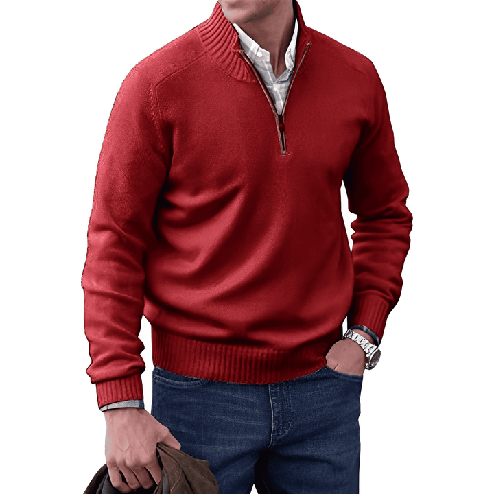 BROOKS | ZIP COLLAR PULLOVER