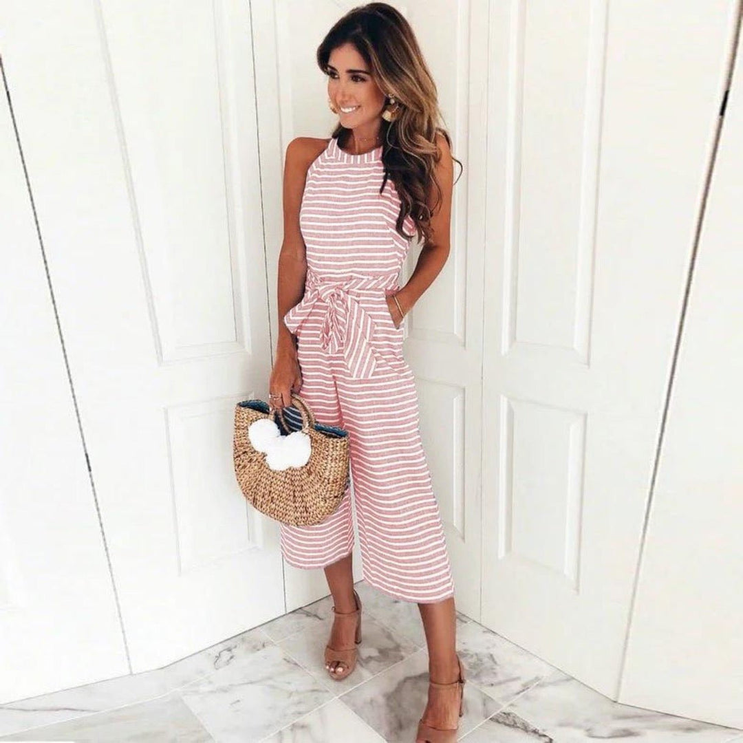 Pure | Striped Jumpsuit