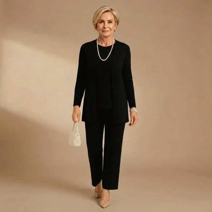Wendy | Cardigan, Top &amp; Trousers Set