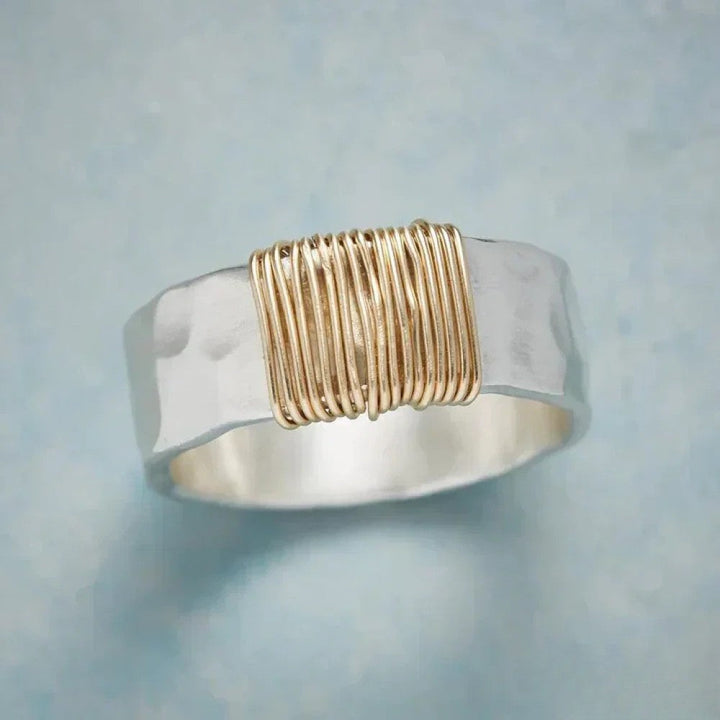 Two-Tone Vintage Accent Ring