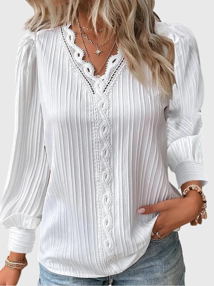 Tessa | Classic Pullover Style Blouse