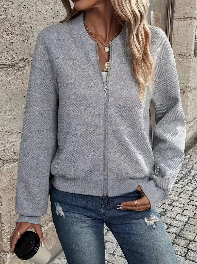 Simple Heat | Stylish Jacket with Zipper