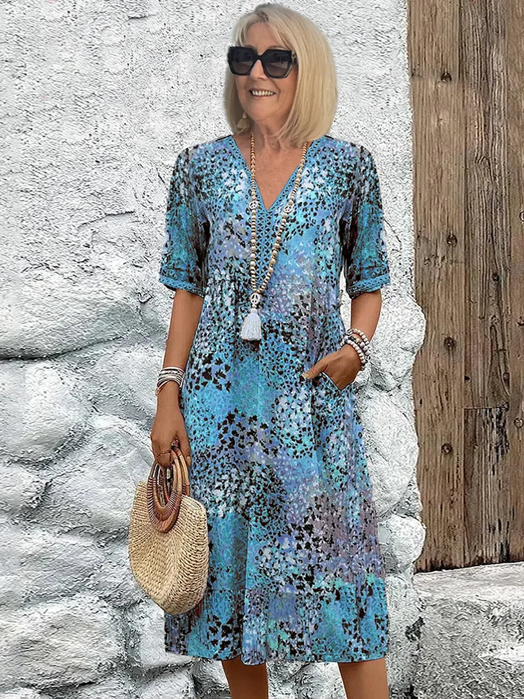 SUSAN | FLATTERING MIDI DRESS WITH ELEGANT TUMMY COVERAGE