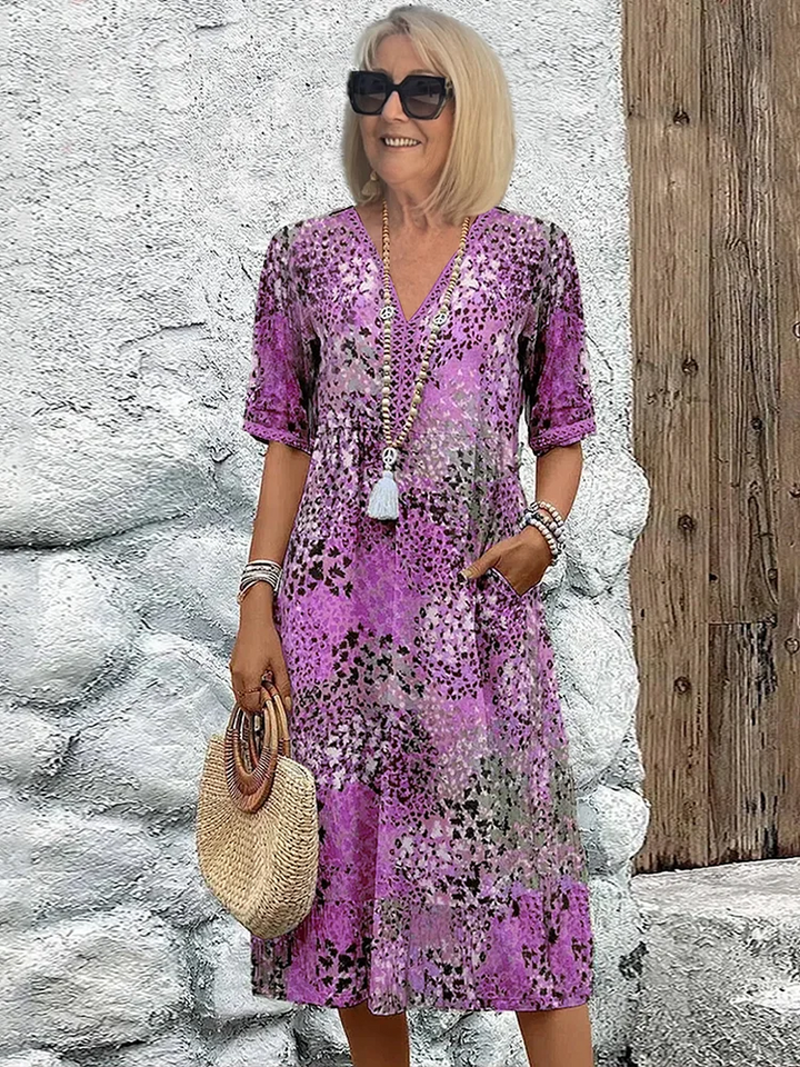 SUSAN | FLATTERING MIDI DRESS WITH ELEGANT TUMMY COVERAGE