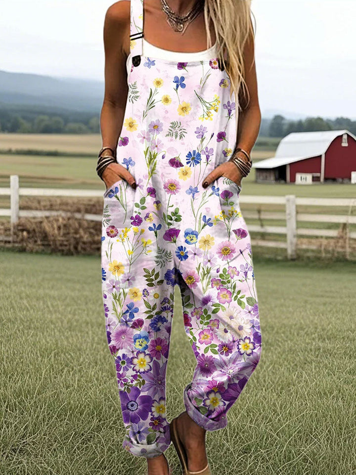 Karen | Soft Gallery Print Jumpsuit