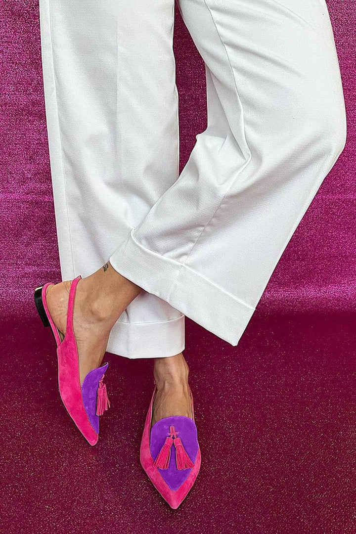 Talia | Tassel Slingbacks