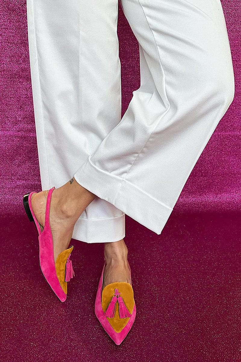Talia | Tassel Slingbacks