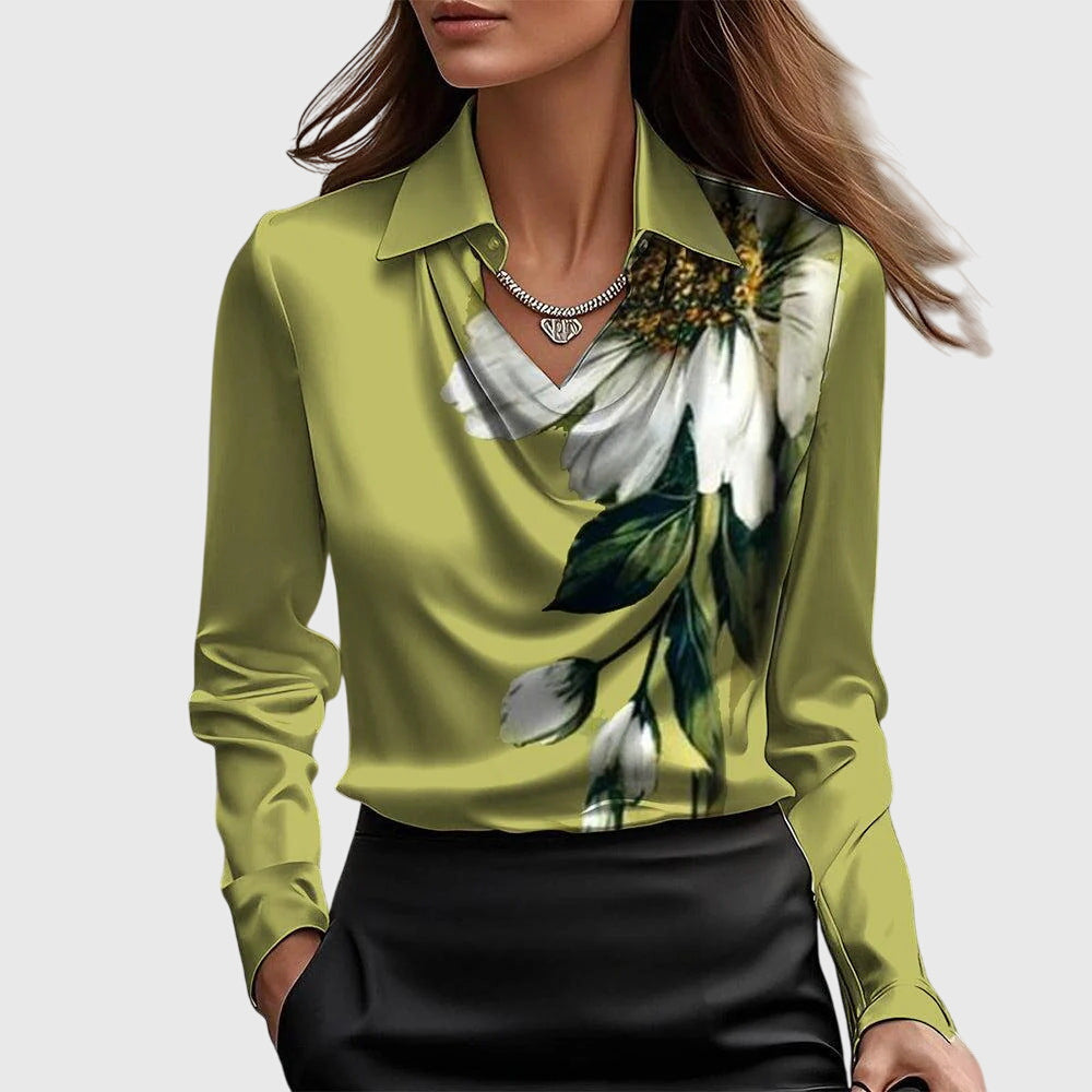 Luna | Luxe Satin Style Blouse