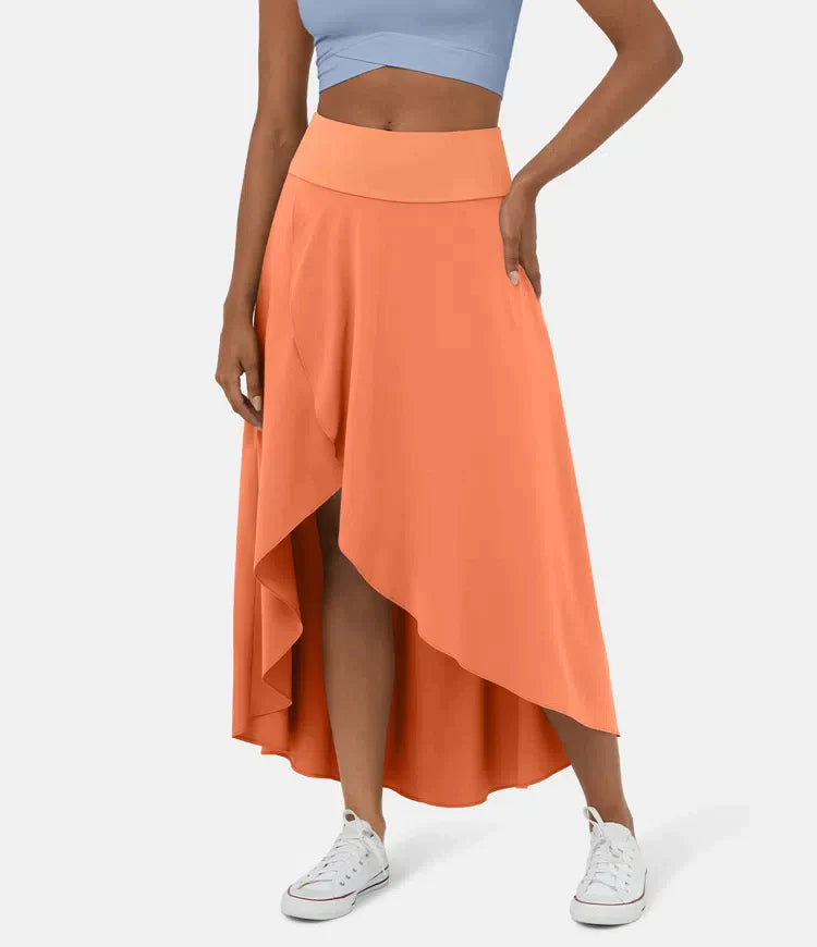 AMARA | STYLISH ASYMMETRIC MIDI SKIRT
