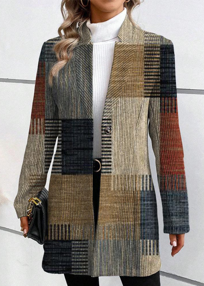 Bare Winter | Elegant Blazer With Pattern