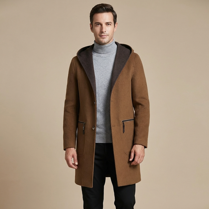 NEO | TIMELESS HOODED OVERCOAT