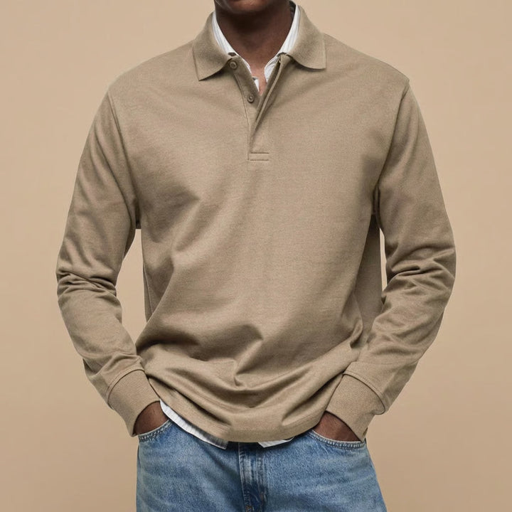 Vincenzo | Signature Long-Sleeve Polo