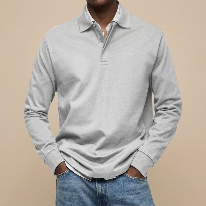 Vincenzo | Signature Long-Sleeve Polo