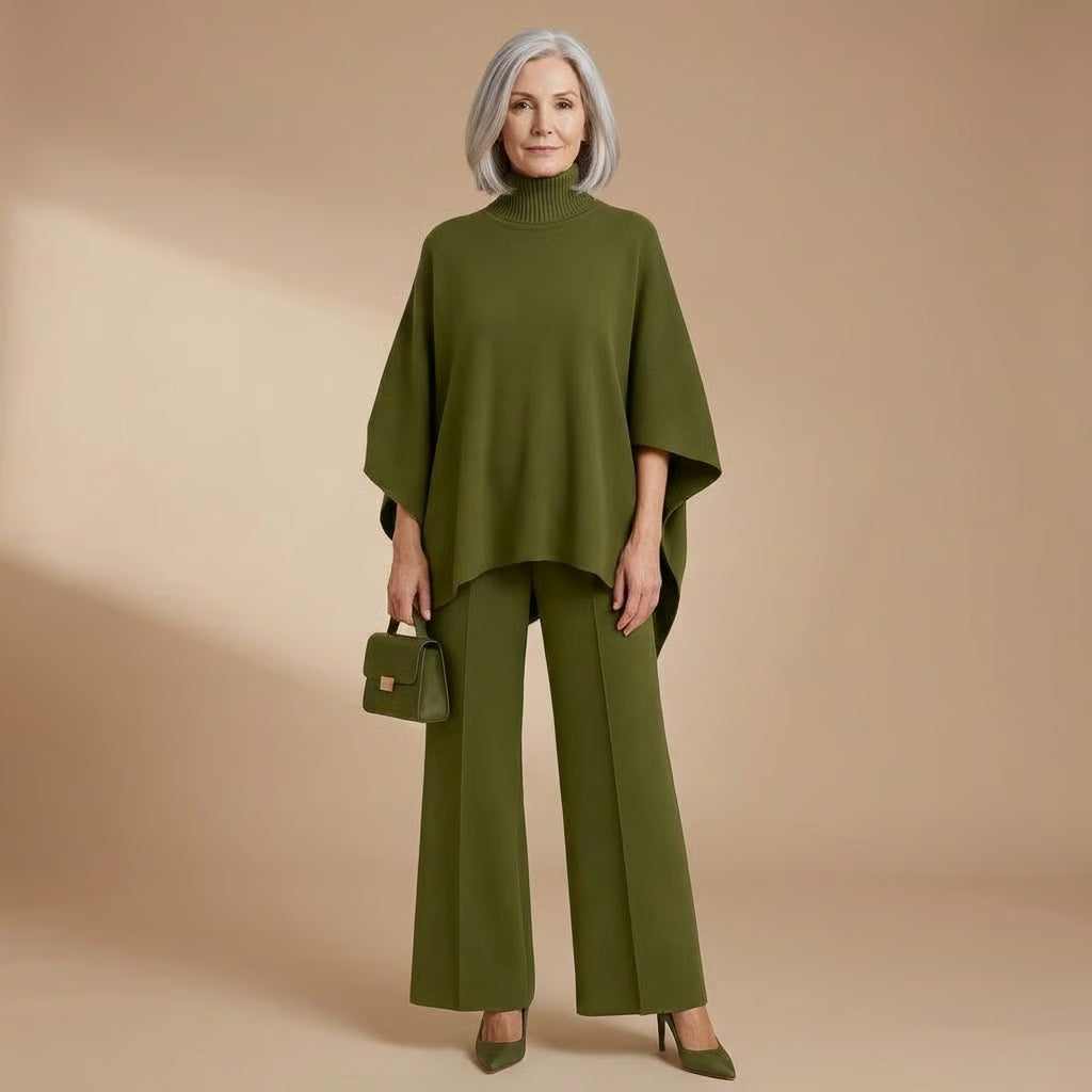Susan | Turtleneck Top &amp; Pants Set