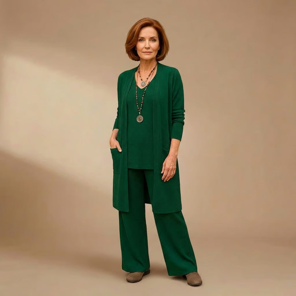 Patricia | Cardigan, Top &amp; Pants