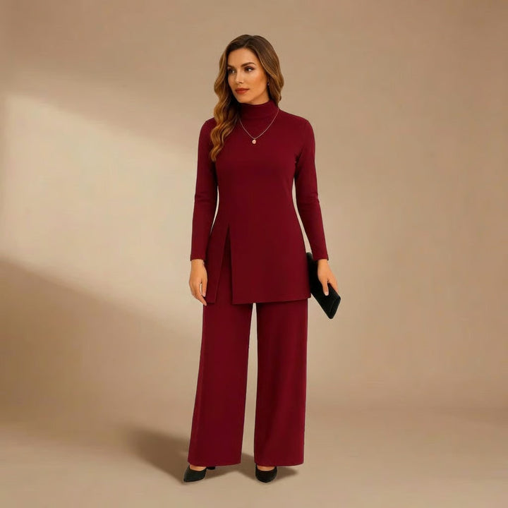 Michelle | Turtleneck Top &amp; Pants Set
