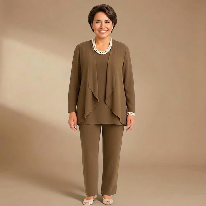 Laura | Cardigan, Top &amp; Pants Set