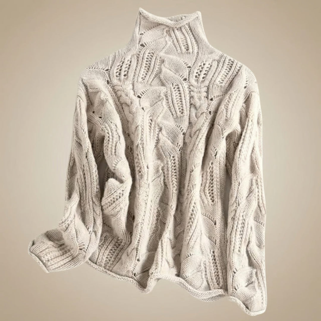 Ellis | Textured Turtleneck Sweater