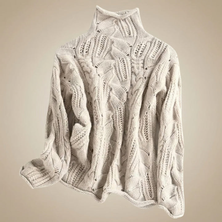 Ellis | Textured Turtleneck Sweater