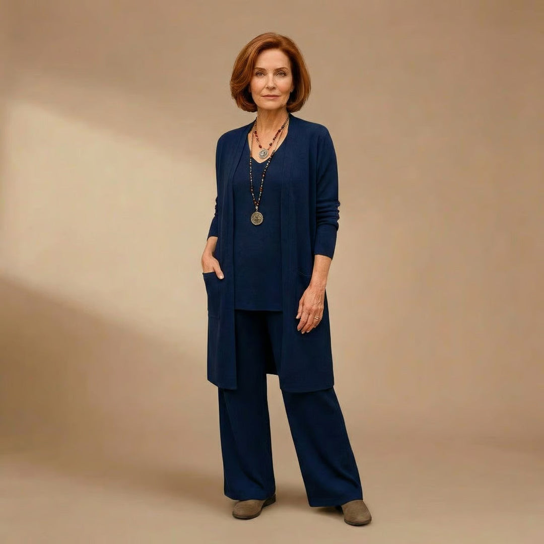 Patricia | Cardigan, Top &amp; Pants