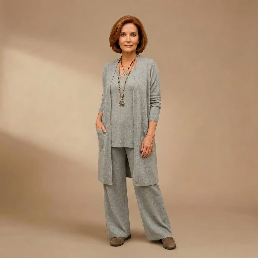 Patricia | Cardigan, Top &amp; Pants