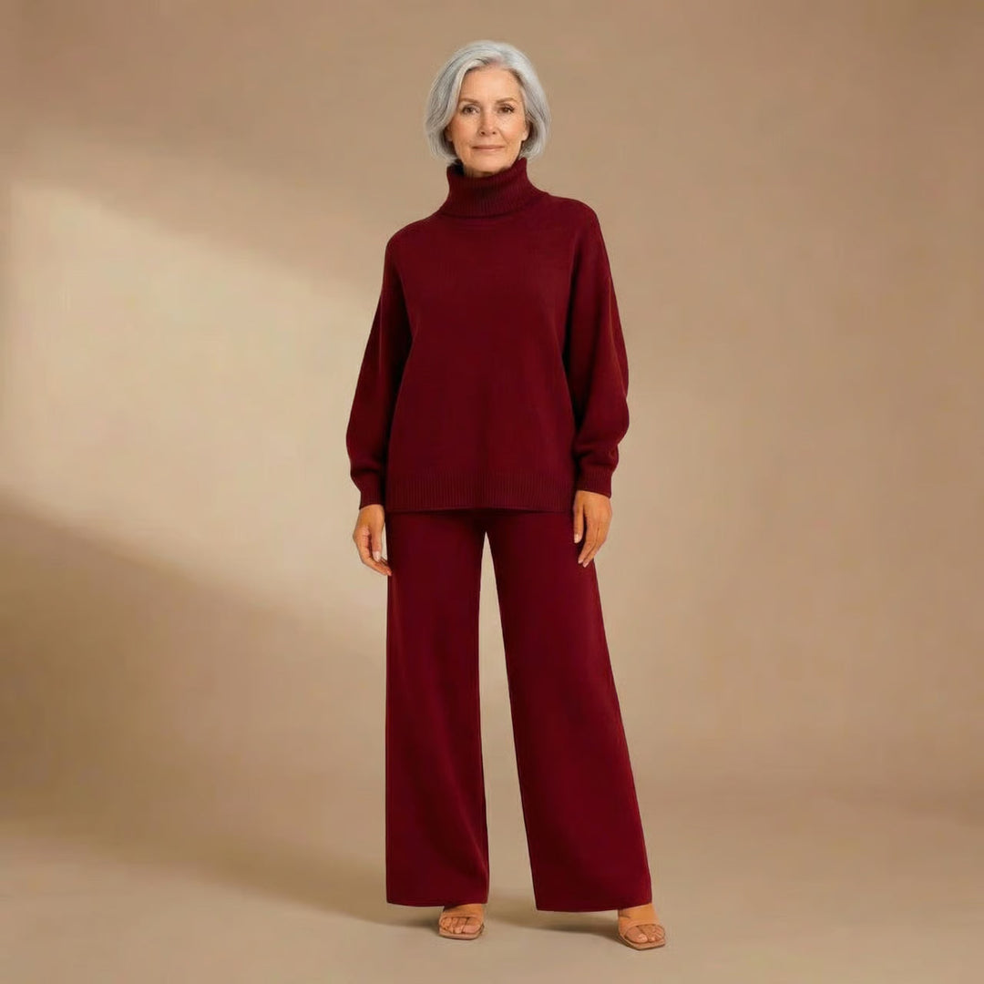Carol | Turtleneck Top &amp; Pants Set