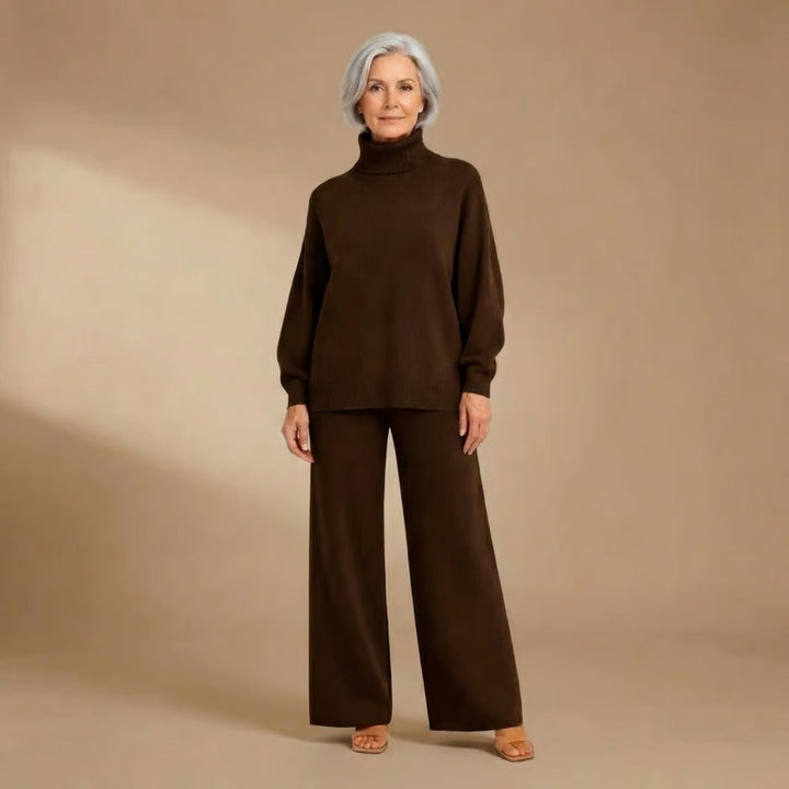 Carol | Turtleneck Top &amp; Pants Set