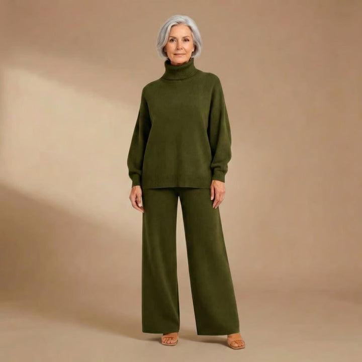 Carol | Turtleneck Top &amp; Pants Set